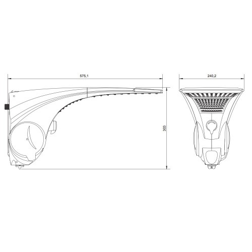 Chuveiro elétrico 5500 watts 110V 4 temperaturas - Duo Shower Quadra Chuveiro elétrico 5500 watts 110V 4 temperaturas - Duo Shower Quadra