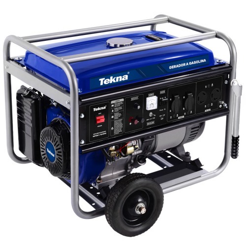 Gerador de energia 6,0 Kva a gasolina partida manual com AVR - GT6500FB 110V/220V Gerador de energia 6,0 Kva a gasolina partida manual com AVR - GT6500FB 110V/220V