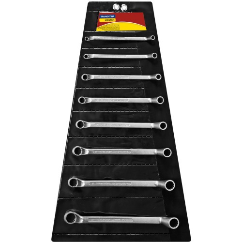 Jogo de chave estrela 6 a 22 mm a�o cromo van�dio com 8 pe�as  - 42021/208