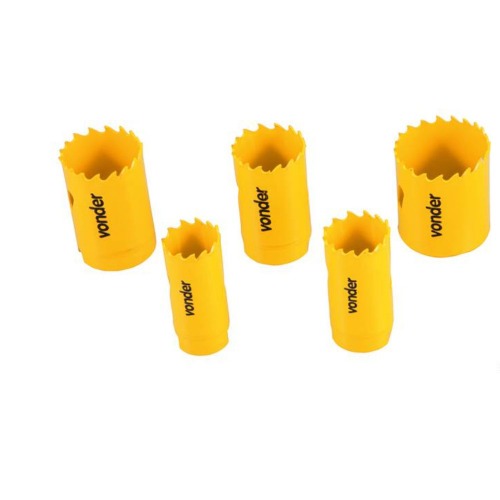 Jogo de serra copo bimetal 22 � 38 mm com 7 pe�as - SCV 40