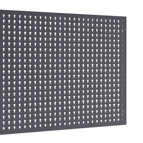 Painel para ferramentas met�lico 725 x 575 mm com ganchos pl�sticos