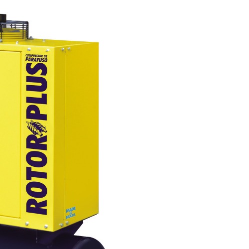 Compressor de ar de parafuso 25 hp 163 litros 12 bar trif�sico 220V - Rotor Plus 25