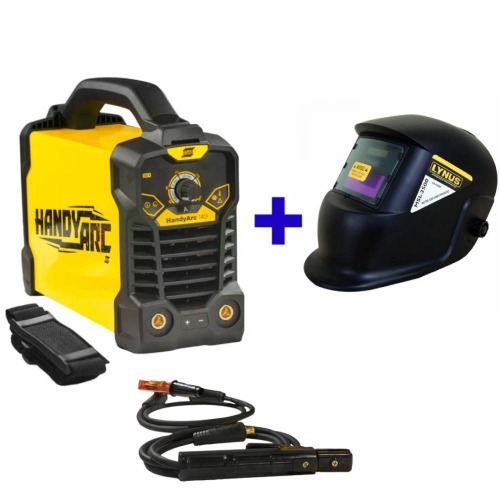 Inversora de solda 140A HandyArc 142i + Máscara de solda automática 220V Inversora de solda 140A HandyArc 142i + Máscara de solda automática 220V