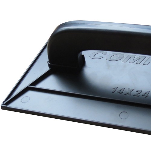 Desempenadeira pl�stica de base lisa 14 x 24 cm