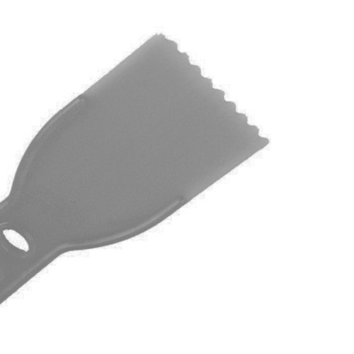 Espátula plástica dentada 60 mm Espátula plástica dentada 60 mm