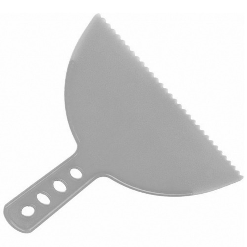 Esp�tula pl�stica dentada 200 mm