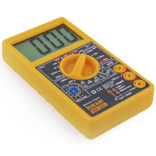 Multímetro digital portátil 1000V CAT I - HM-1001 Multímetro digital portátil 1000V CAT I - HM-1001