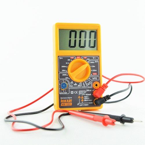 Multímetro digital portátil 1000V CAT I - HM-1001 Multímetro digital portátil 1000V CAT I - HM-1001