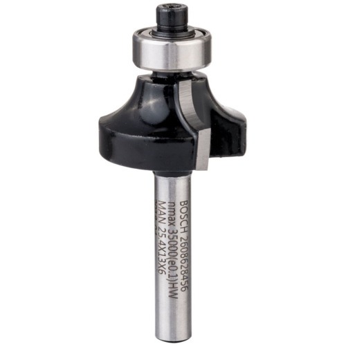 Fresa para madeira com rolamento 25,4 haste 6 mm - Standard Fresa para madeira com rolamento 25,4 haste 6 mm - Standard