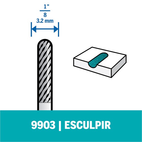 Escareador de esculpir para micro ret�fica - 9903