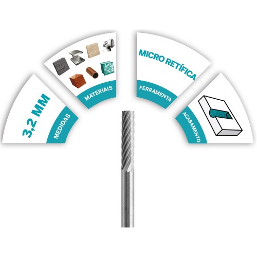 Escareador de esculpir para micro ret�fica - 9901