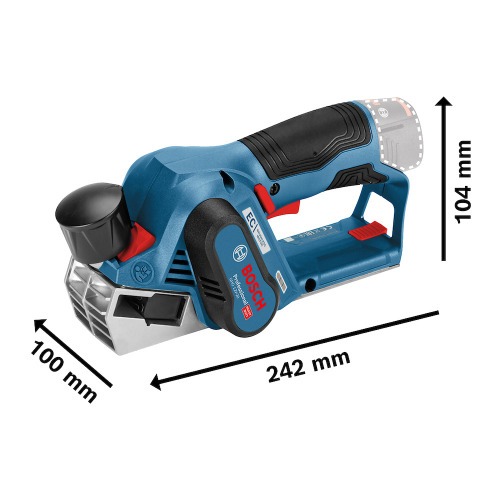 Plaina a bateria 12V Brushless corte por passada de 2 mm Sem Bateria - GHO 12V-20