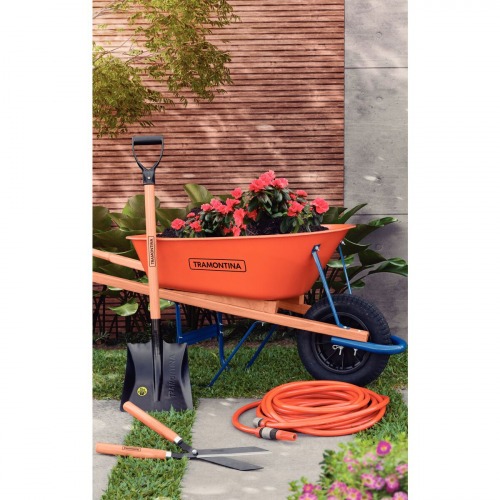 P� quadrada N�3 cabo de madeira terminal 