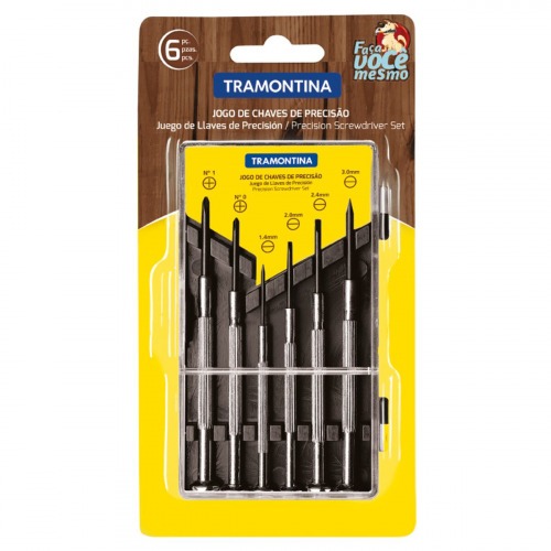 Jogo de chaves para relojoeiro com 6 pe�as