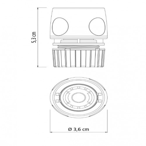 Engate r�pido com aquastop para mangueira 1/2