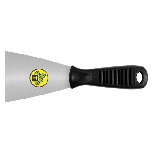 Esp�tula flex�vel met�lica 8 cm com cabo pl�stico - 77396085