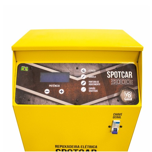Repuxador elétrico digital 23 kva com protetor de bateria Spotcar 3000E 220V Repuxador elétrico digital 23 kva com protetor de bateria Spotcar 3000E 220V