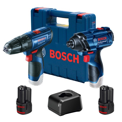 Combo Furadeira Parafusadeira de impacto GSB 120-LI + Chave de impacto GDR 120-LI 110V/220V Combo Furadeira Parafusadeira de impacto GSB 120-LI + Chave de impacto GDR 120-LI 110V/220V