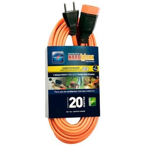 Extens�o el�trica 20 metros 3 x 2,50 mm 2P+T 20A - HARDWORK