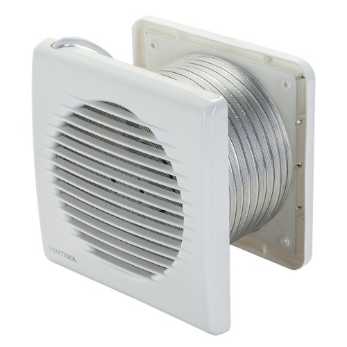 Exaustor para banheiro di�metro de 150 mm com grade e duto KEXB-03  110V/220V