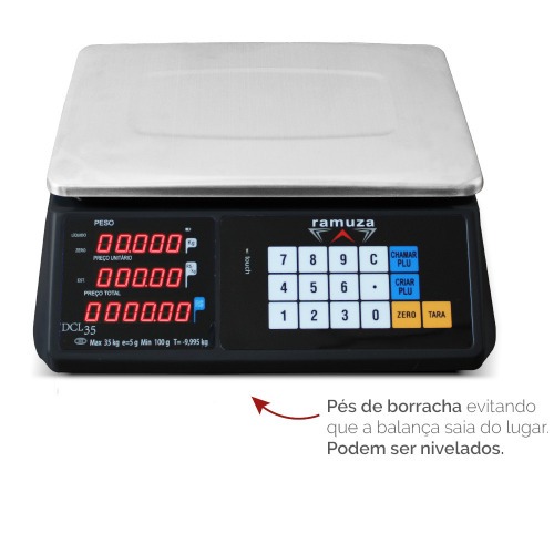 Balan�a digital computadora a bateria 35 kg - DCL