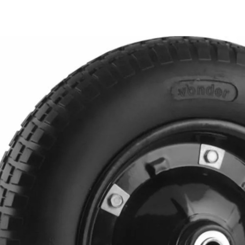 Roda completa com pneu maci�o 5/8