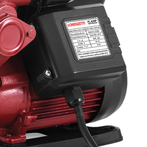 Bomba pressurizadora 370 watts 2250 L/H - PL400P  110V/220V