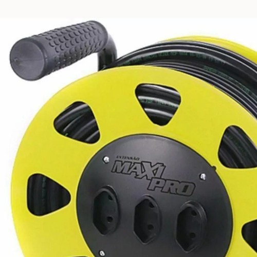 Extens�o el�trica 20 metros 2 x 1,50 mm 2P 10A com carretel - MAXIPRO