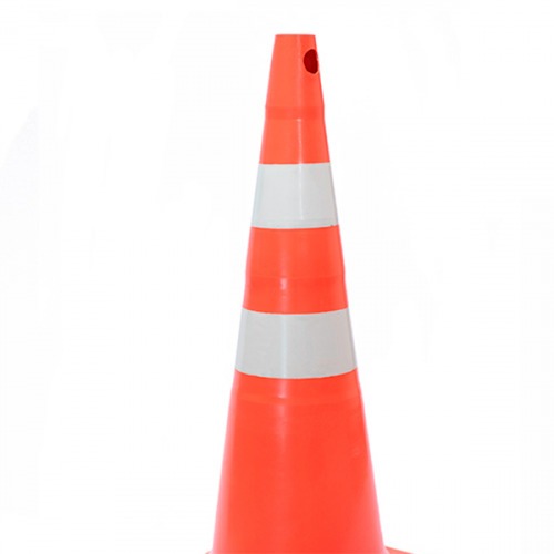 Cone para sinaliza��o 50 cm com 2 faixas - RM-43