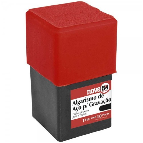 Jogo de algarismo de a�o para grava��o 8 mm