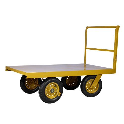 Carro plataforma com tampo em a�o 800 kg
