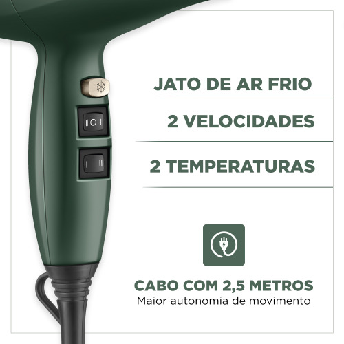Secador de cabelo 2000 watts 4 Elementos By Juliette - SCP-JU-02  220V