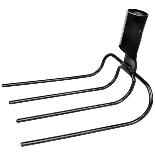 Forcado curvo de arame 4 dentes sem cabo - 77140/044