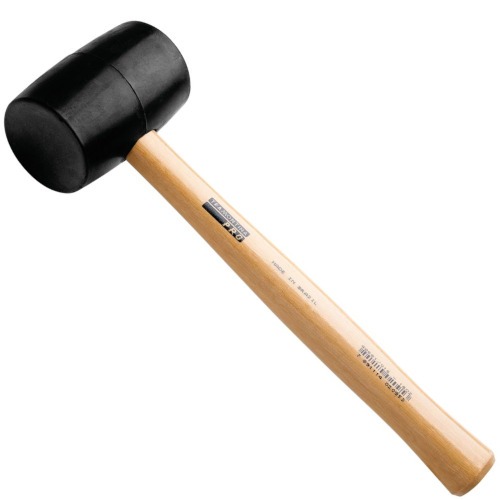 Martelo de borracha 55 mm com cabo - 40681016