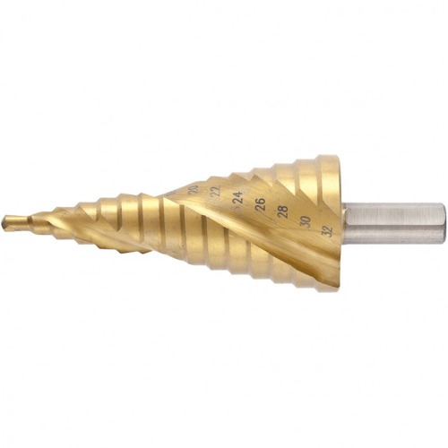 Broca escalonada aço rápido 4 a 32 mm - 723599 Broca escalonada aço rápido 4 a 32 mm - 723599