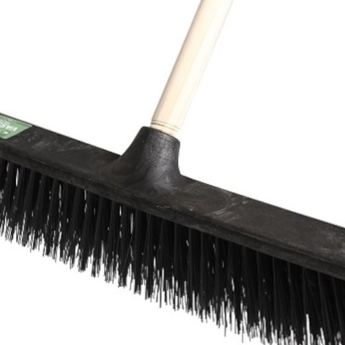 Vassoura tipo gari de pia�ava cepa plastica 60 cm