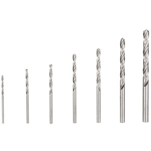 Jogo de brocas a�o r�pido de 2,0 a 6,0 mm com 7 pe�as