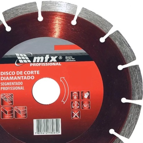 Disco diamantado segmentado 350 mm para concreto - 731659
