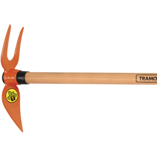 Sacho cora��o duas pontas com cabo de madeira 60 cm