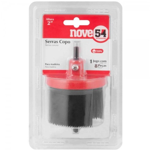 Jogo de serra copo 26 a 63 mm a�o carbono