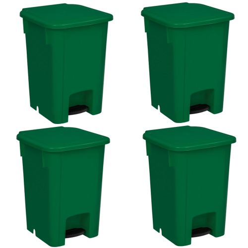 Cesto coletor de lixo 15L com pedal 4 peças - MVCP15 Cesto coletor de lixo 15L com pedal 4 peças - MVCP15