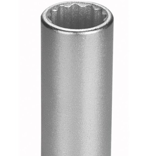 Soquete estriado longo 16 mm encaixe 1/2 Soquete estriado longo 16 mm encaixe 1/2