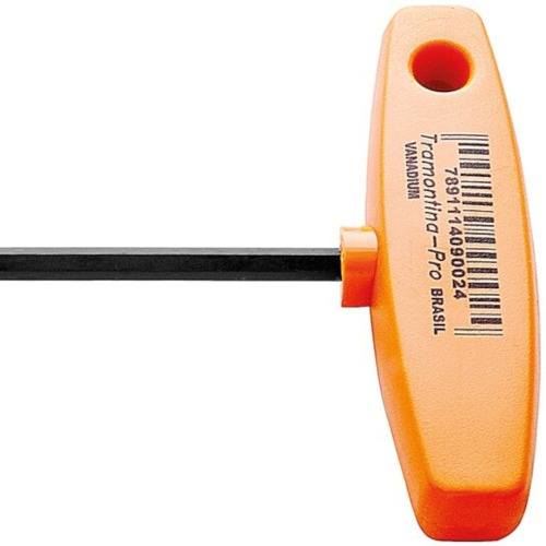 Chave allen abaulada cabo T 8 x 200 mm a�o cromo van�dio