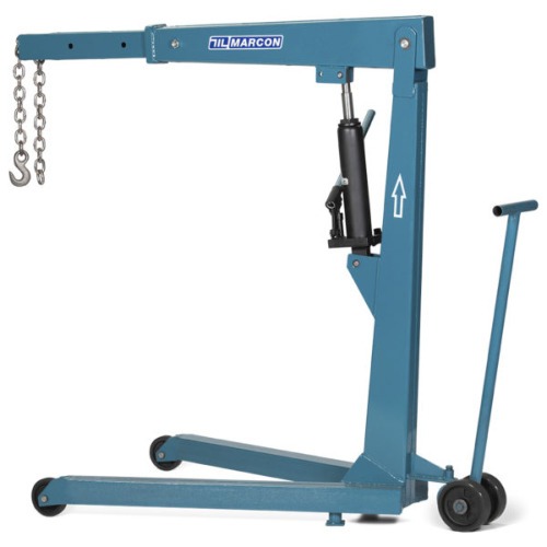 Guincho hidr�ulico 1 tonelada com prolongador rodas de ferro - MGH-1C