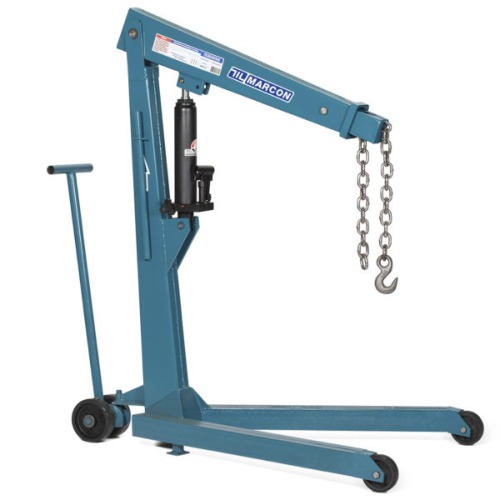 Guincho hidr�ulico 1 tonelada com prolongador rodas de ferro - MGH-1C