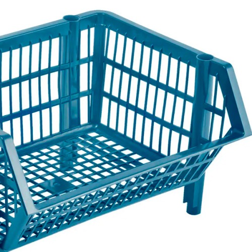 Cesto expositor pl�stico empilh�vel 24 x 44 x 34 cm COPAZ 3 Pe�as