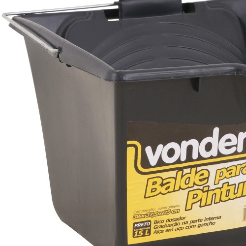 Balde para pintura com capacidade para 15 litros Balde para pintura com capacidade para 15 litros