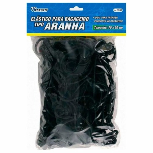 El�stico para bagageiro tipo aranha 70 x 90 cm