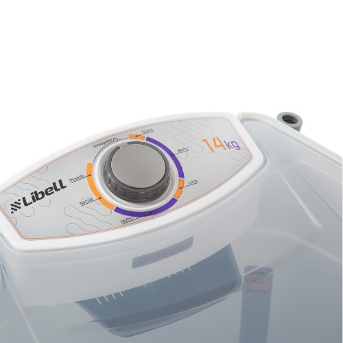 Lavadora de roupas semiautom�tica 14kg branca  110V