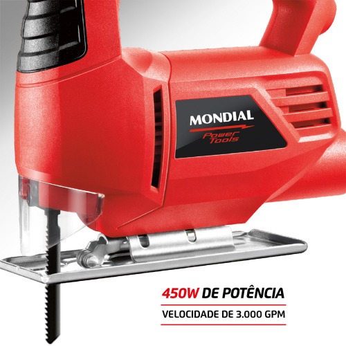 Serra tico tico 450 watts capacidade de corte 55 mm - FST-03 110V Serra tico tico 450 watts capacidade de corte 55 mm - FST-03 110V